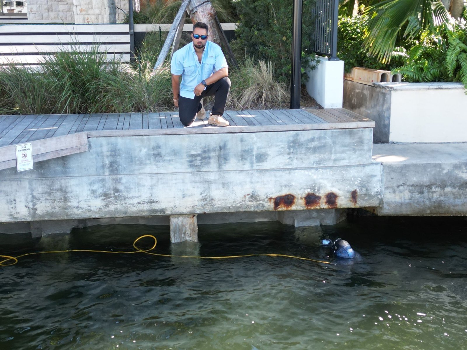 Seawall Inspection Fort Lauderdale in South Florida — Souffront job-site photo