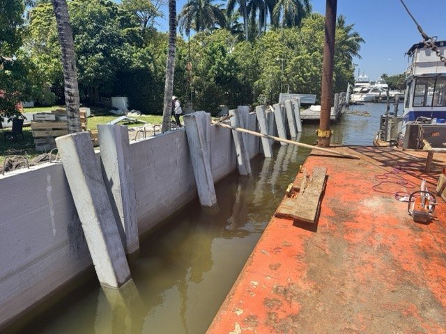 Concrete vs. Vinyl vs. Steel Seawalls: Which Material Lasts Longest in South Florida?
