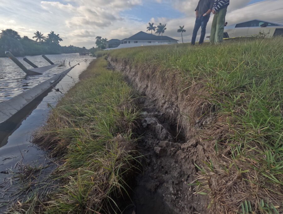 How Boat Wake Erodes a Seawall Toe in Coconut Grove